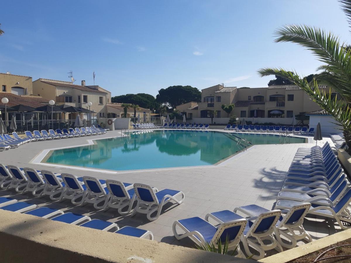 Studio Climatise Cosy Avec Grande Piscine Chauffee Agde Exteriér fotografie